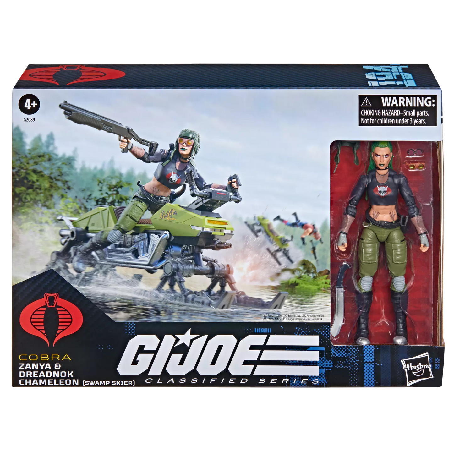 G.I. Joe Classified Series #194, Zanya and Dreadnok Chameleon (Swamp Skier) Vehicle