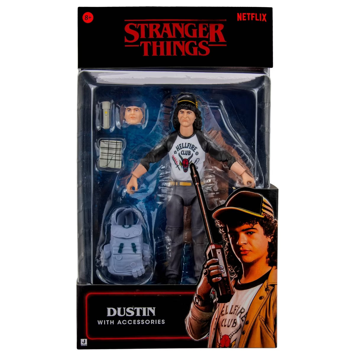 Stranger Things Dustin Upside Down Collector Figure - 6 inch