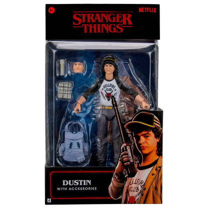 Stranger Things Dustin Upside Down Collector Figure - 6 inch