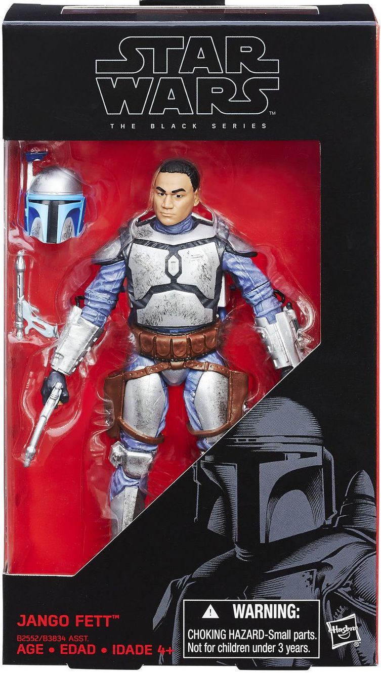 Star Wars Attack of the Clones Black Series Jango Fett Action Figure Series 6