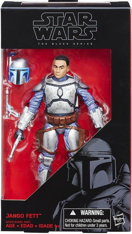 Star Wars Attack of the Clones Black Series Jango Fett Action Figure Series 6