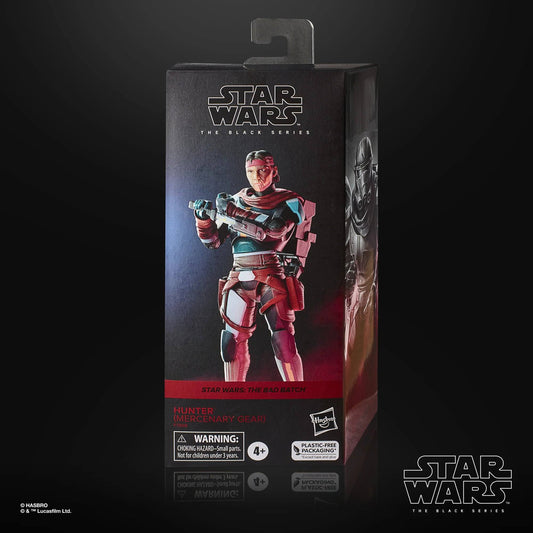 Star Wars The Bad Batch: Hunter Mercenary Gear Action Figure, with 5 Accessories (6")