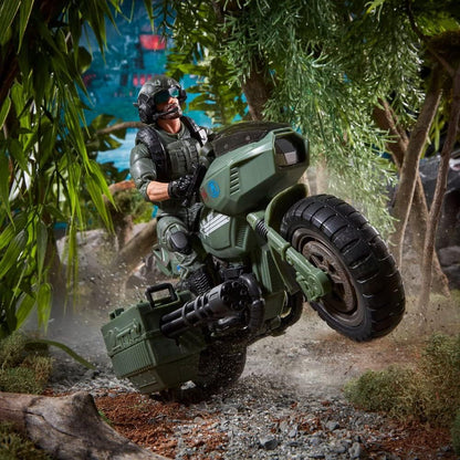 GI Joe Classified Series: Alvin "Breaker" Kibbey with Ram Cycle - Multicolor Action Figure Toy