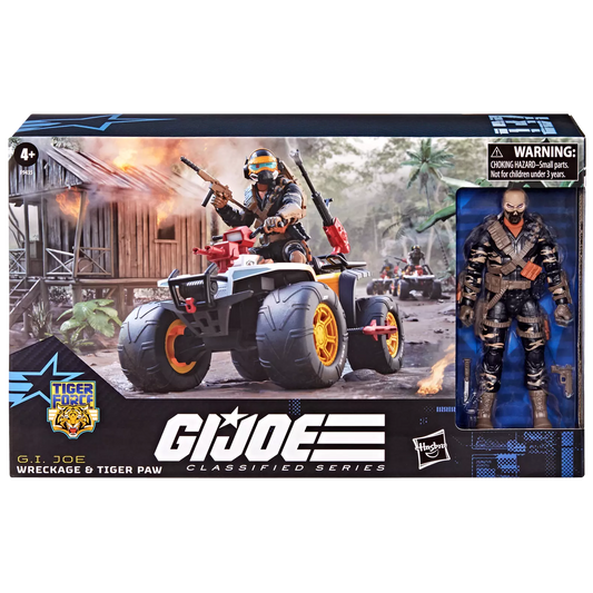G.I. Joe Classified Series #137, Tiger Force Wreckage & Tiger Paw ATV