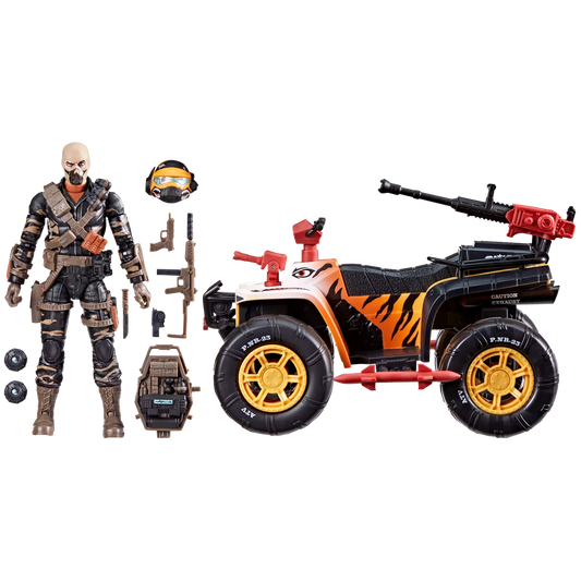 G.I. Joe Classified Series #137, Tiger Force Wreckage & Tiger Paw ATV