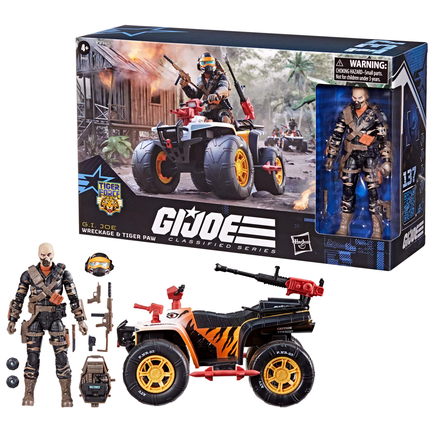 G.I. Joe Classified Series #137, Tiger Force Wreckage & Tiger Paw ATV