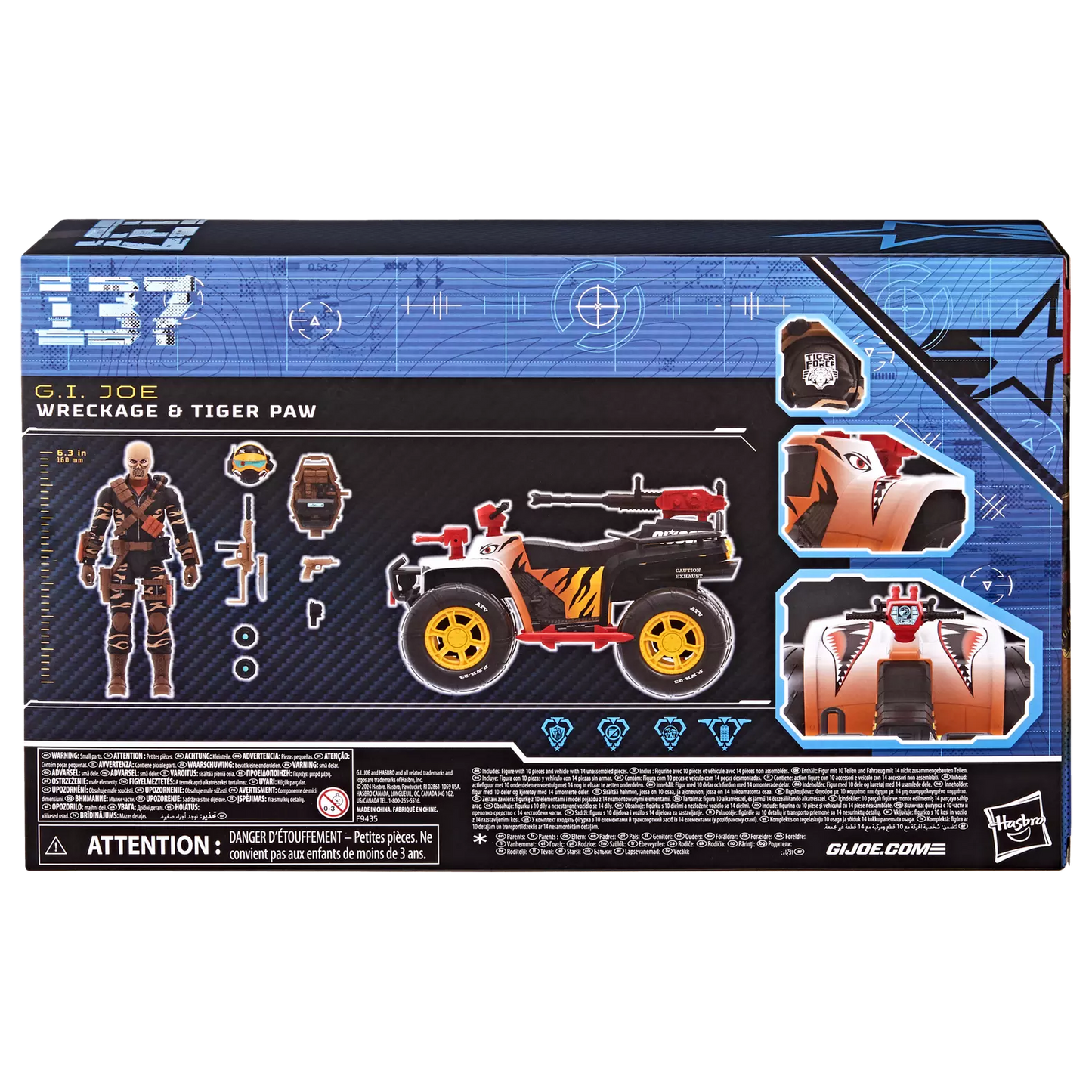 G.I. Joe Classified Series #137, Tiger Force Wreckage & Tiger Paw ATV