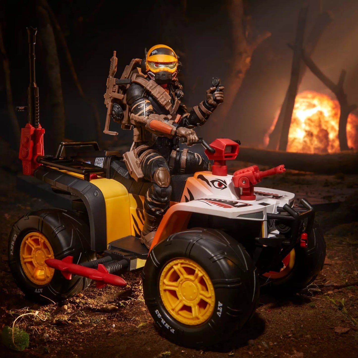 G.I. Joe Classified Series #137, Tiger Force Wreckage & Tiger Paw ATV