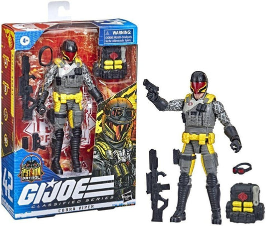 G.I. Joe Classified Series Figure, Premium Figure with Accessories - Snake Viper