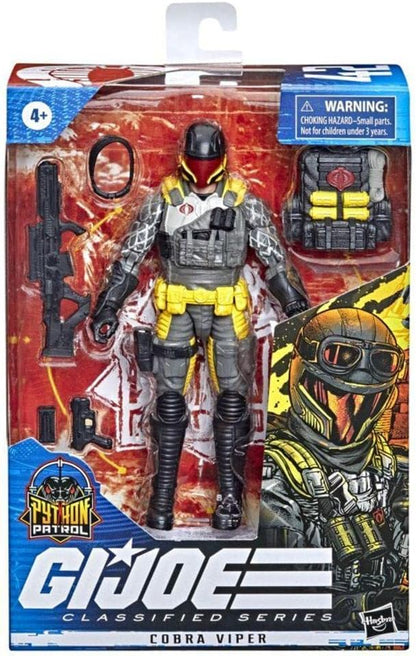 G.I. Joe Classified Series Figure, Premium Figure with Accessories - Snake Viper