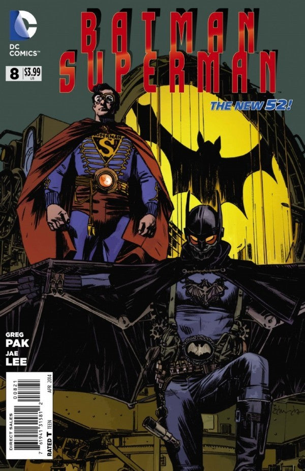 Batman / Superman #8 Cover B 1:25 Tommy Lee Edwards Steampunk Variant
