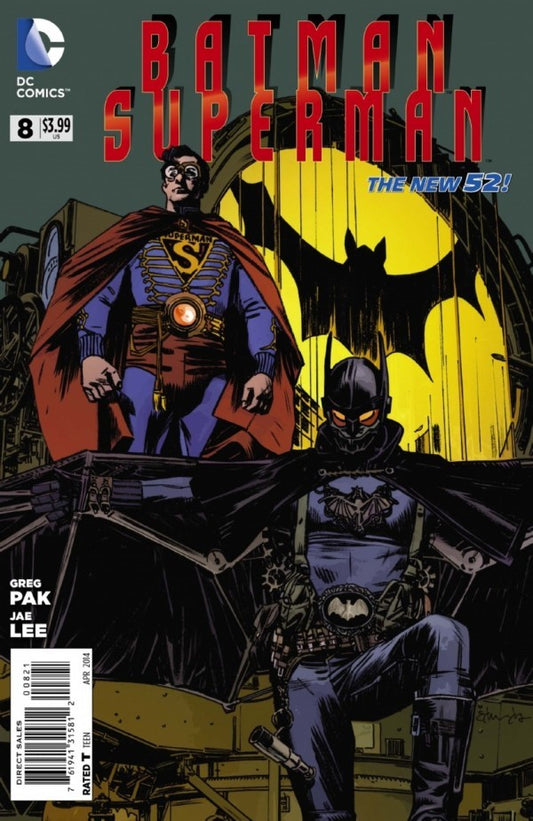 Batman / Superman #8 Cover B 1:25 Tommy Lee Edwards Steampunk Variant