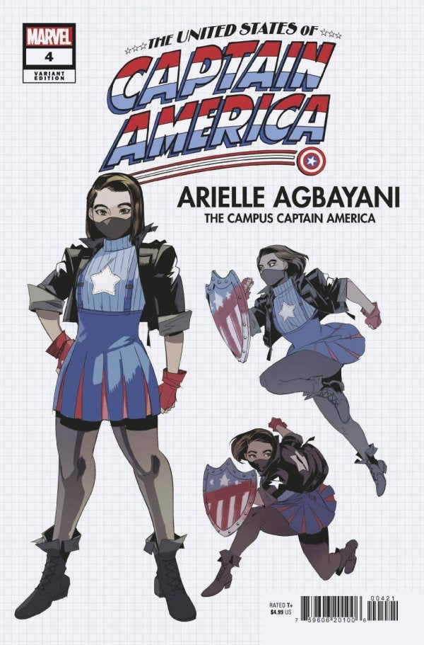 The United States of Captain America #4 Jodi Nishijima Design Variant