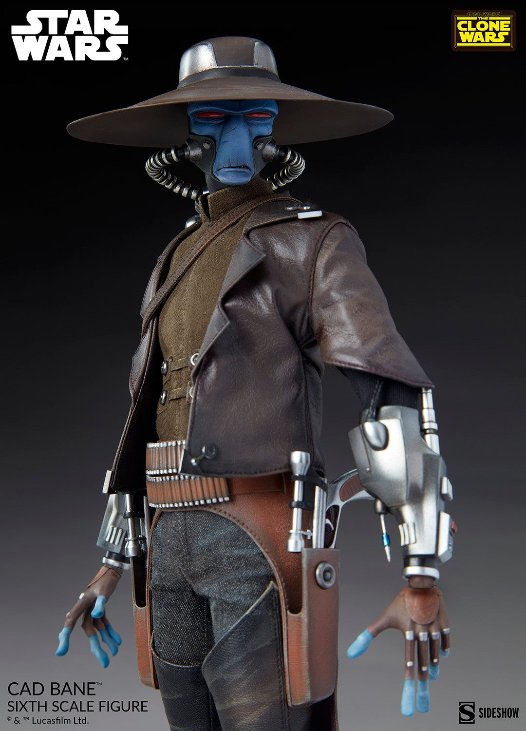 CAD BANE Sixth Scale Figure -Star Wars: The Clone Wars by Sideshow