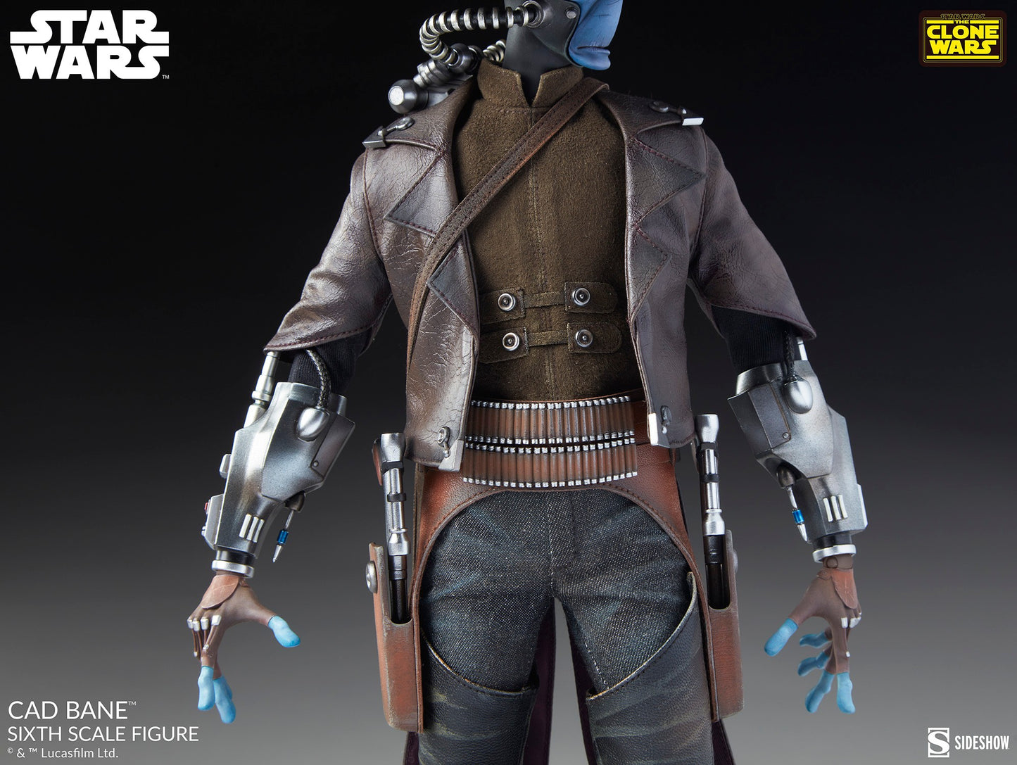 CAD BANE Sixth Scale Figure -Star Wars: The Clone Wars by Sideshow