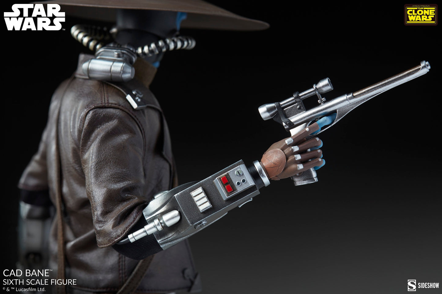 CAD BANE Sixth Scale Figure -Star Wars: The Clone Wars by Sideshow