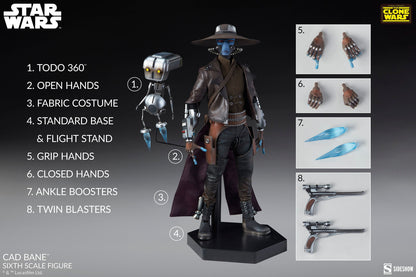 CAD BANE Sixth Scale Figure -Star Wars: The Clone Wars by Sideshow