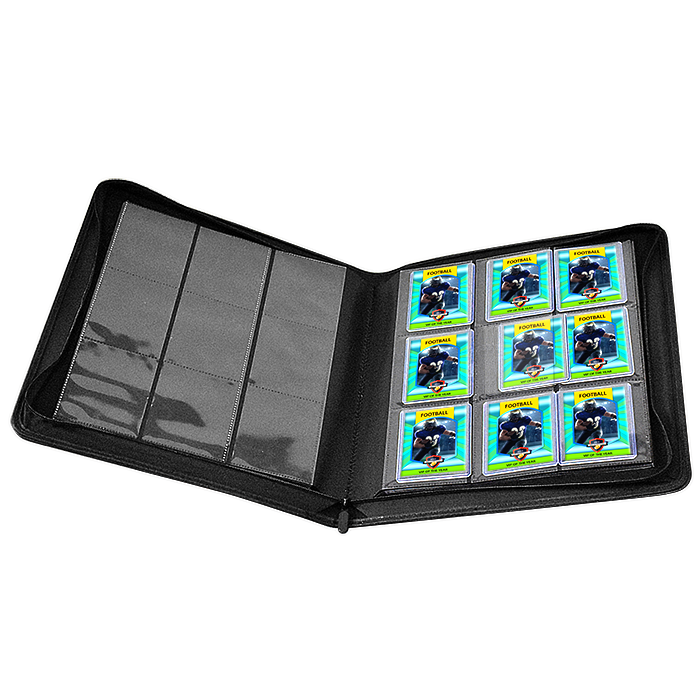9 Pocket Zipper Folio for Sentry Card Holders