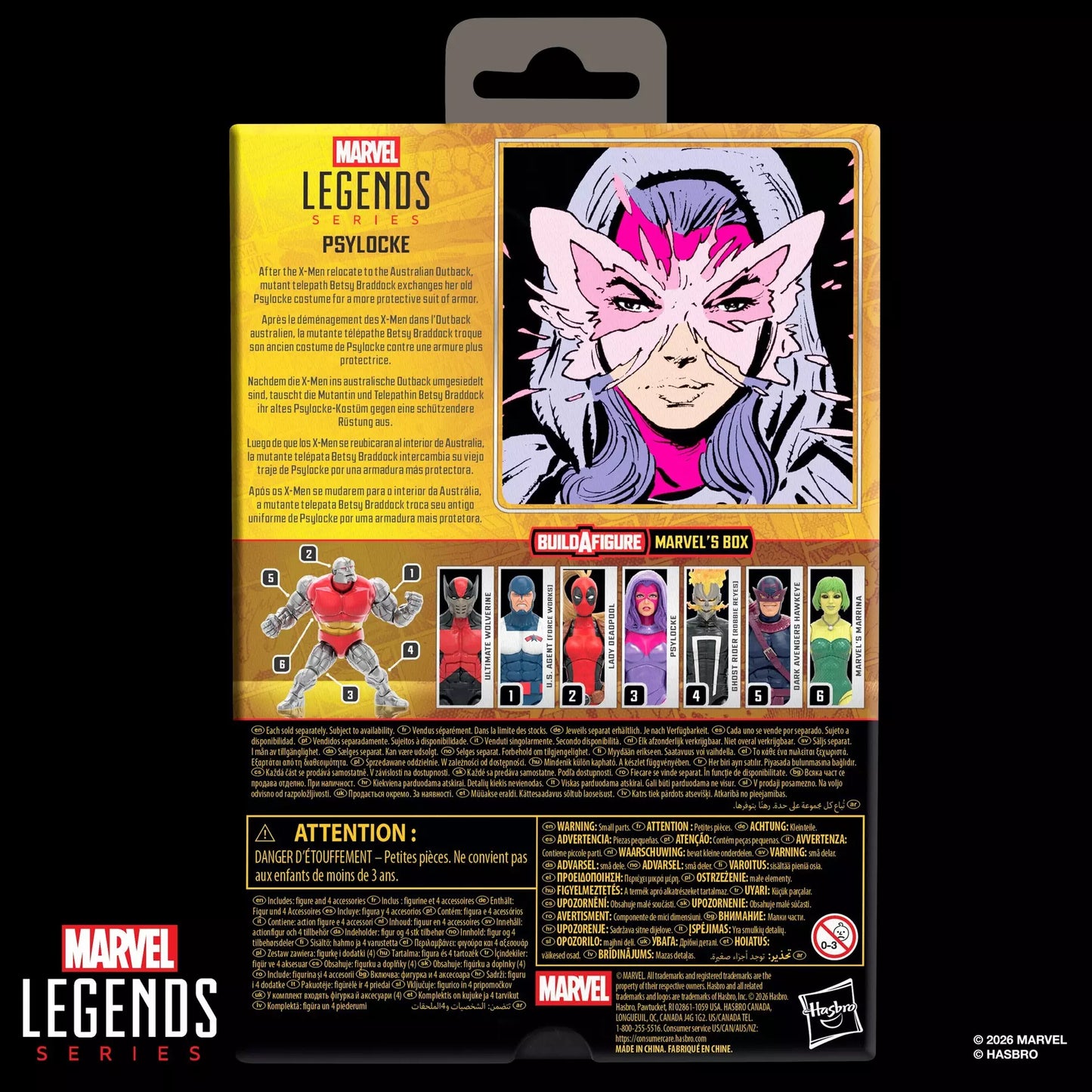 (Pre-Order) Marvel Legends Series Psylocke