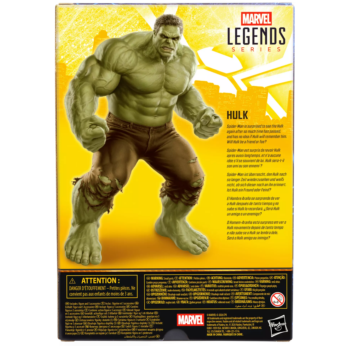 (Pre-Order) Marvel Legends Series Spider-Man: Brand New Day Hulk