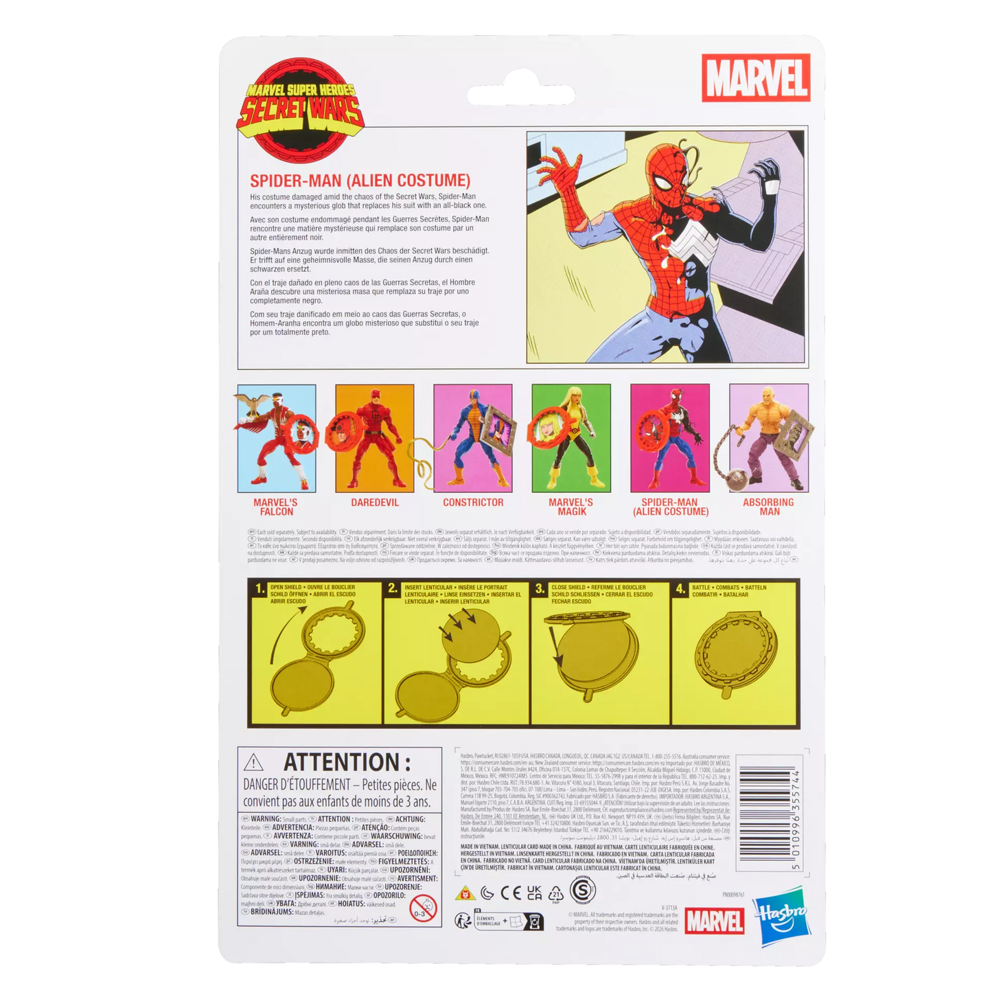 (Pre-Order) Marvel Legends Series Secret Wars Spider-Man (Alien Costume)