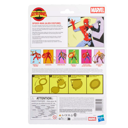 (Pre-Order) Marvel Legends Series Secret Wars Spider-Man (Alien Costume)