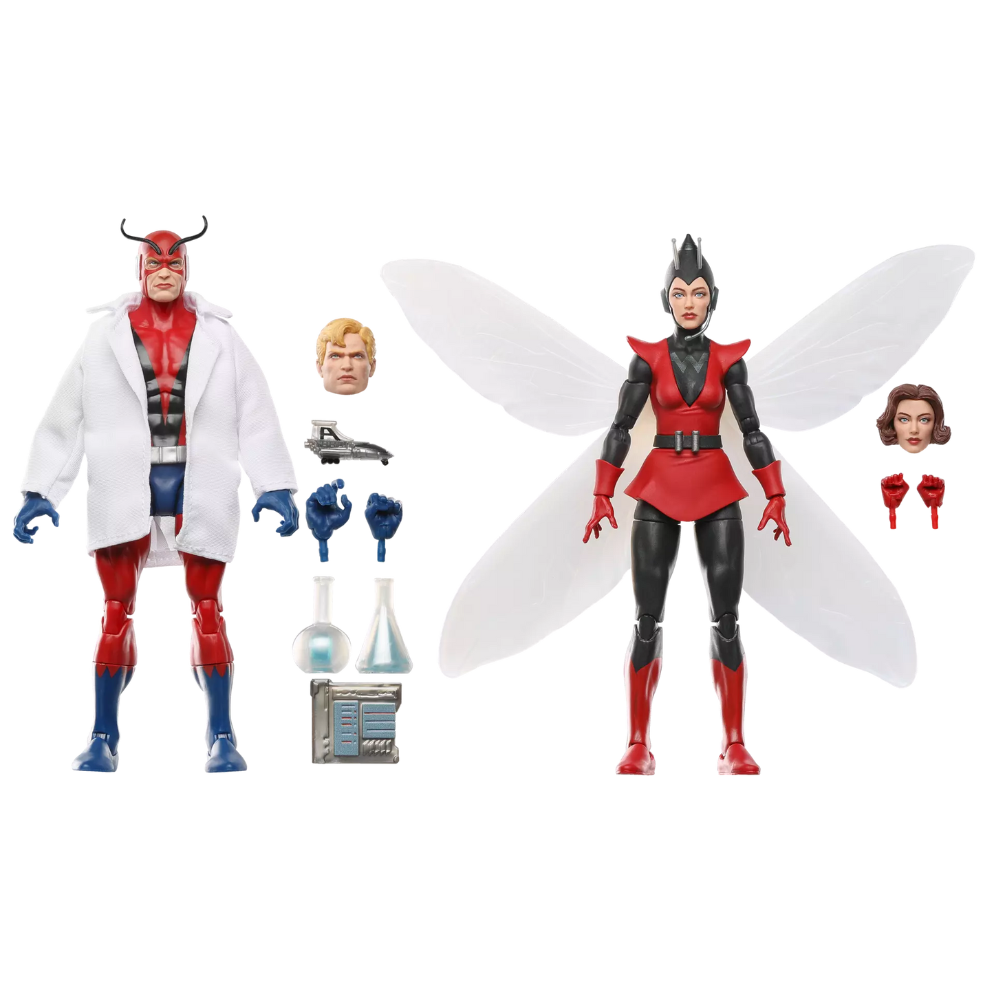 Marvel Legends Series Hank Pym (Giant-Man) & Janet Van Dyne (Wasp) Figures