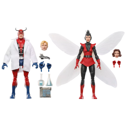 Marvel Legends Series Hank Pym (Giant-Man) & Janet Van Dyne (Wasp) Figures