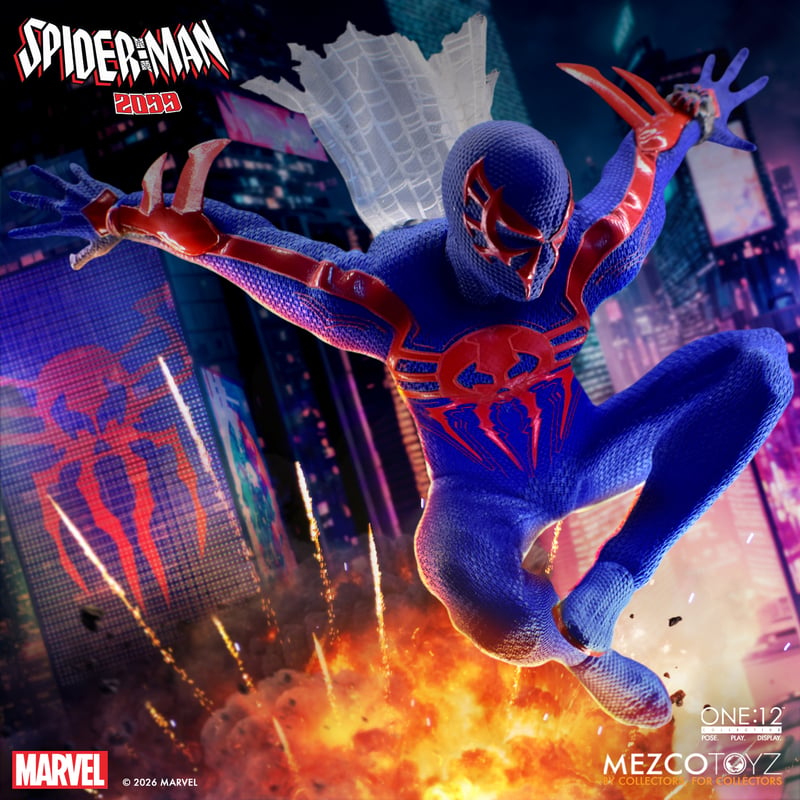 (Pre-Order) Spider-Man 2099 One:12 Collective Action Figure - ReRun