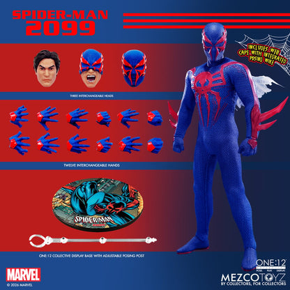 (Pre-Order) Spider-Man 2099 One:12 Collective Action Figure - ReRun