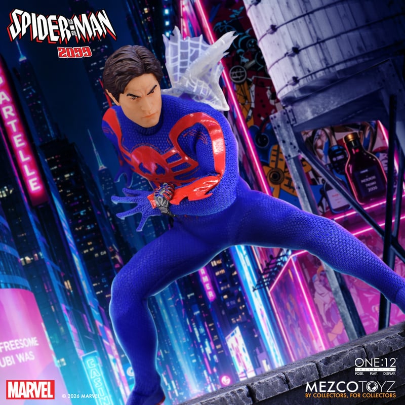 (Pre-Order) Spider-Man 2099 One:12 Collective Action Figure - ReRun