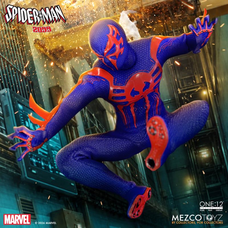 (Pre-Order) Spider-Man 2099 One:12 Collective Action Figure - ReRun