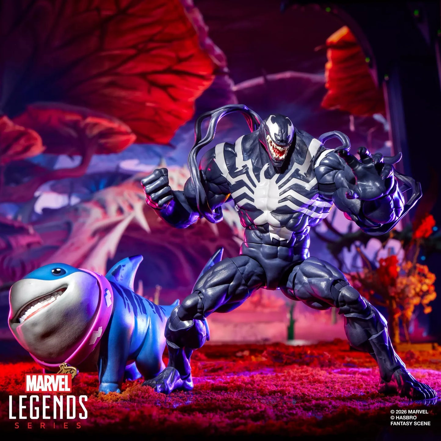 (Pre-Order) Marvel Legends Series Marvel Rivals Venom & Jeff the Land Shark