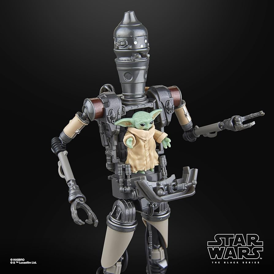 Hasbro Star Wars The Black Series #41 IG-12 and Grogu 6" Action Figure