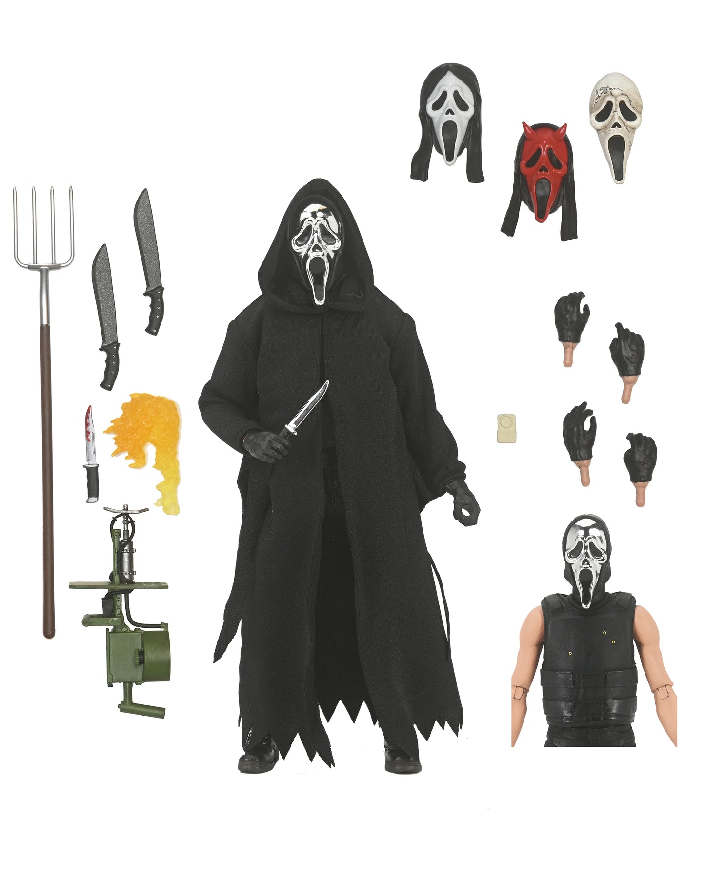 NECA Ultimate Ghost Face Inferno 7" Scale Action Figure