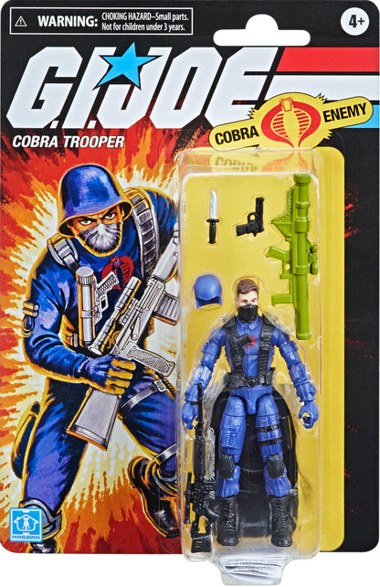 G.I. Joe Retro Collection Cobra Trooper 3.75-Inch Action Figures