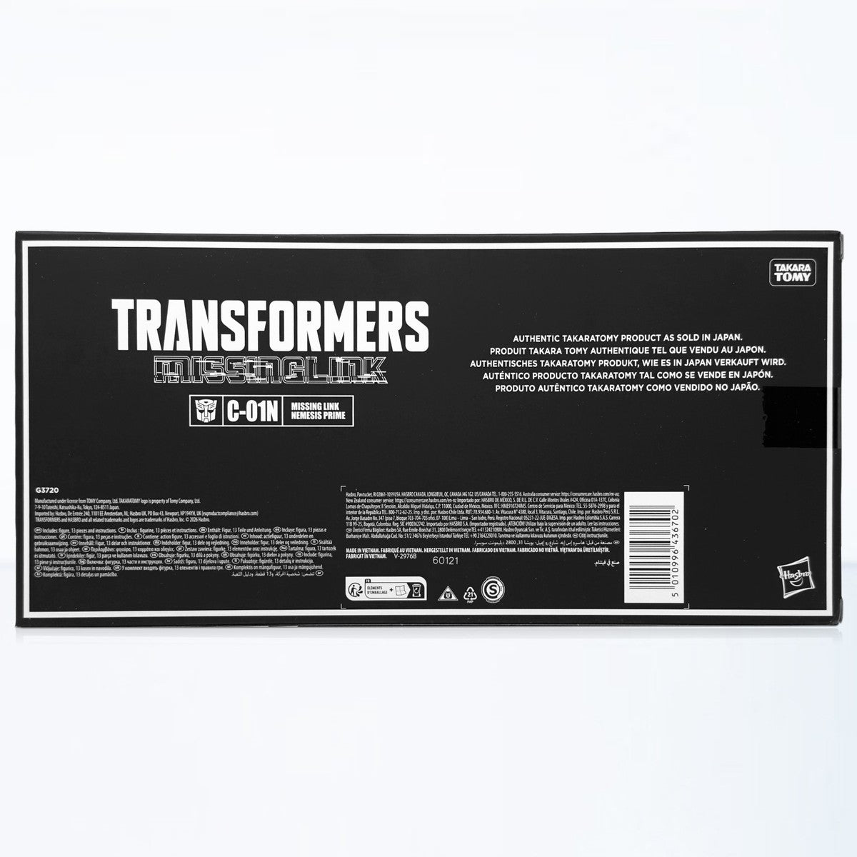 Transformers Takara Tomy Missing Link C-01N Nemesis Prime