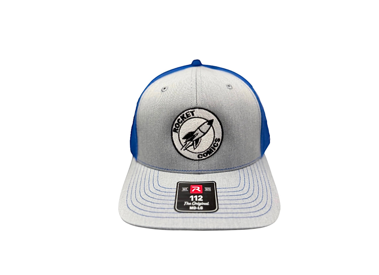 Rocket Comics Hat Gray and Blue
