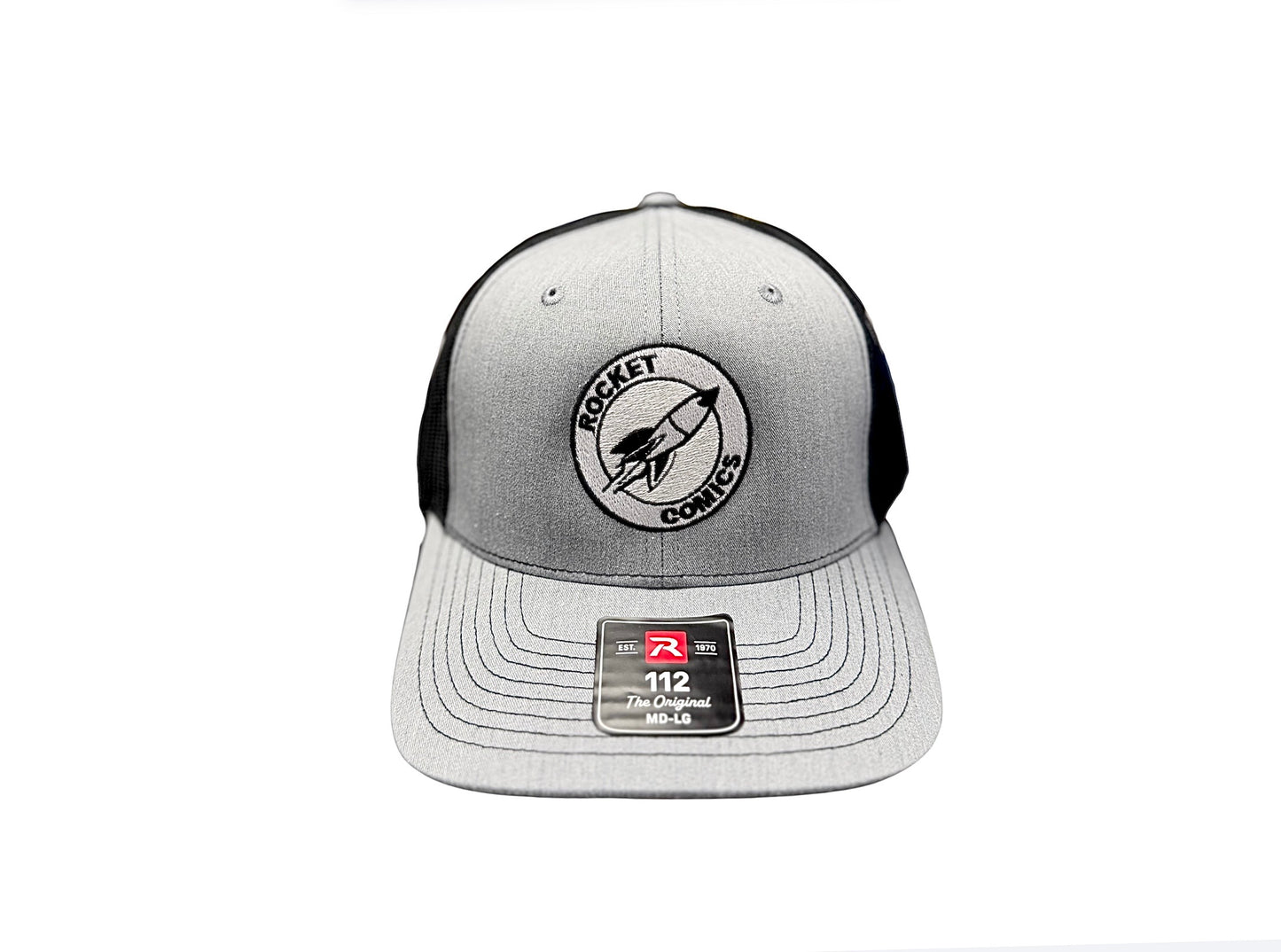 Rocket Comics Hat Gray and Black