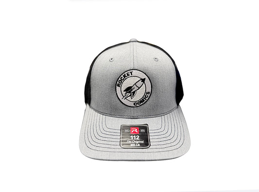 Rocket Comics Hat Gray and Black