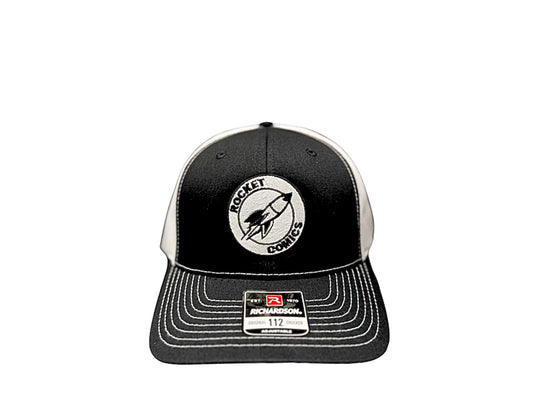 Rocket Comics Hat Black and White