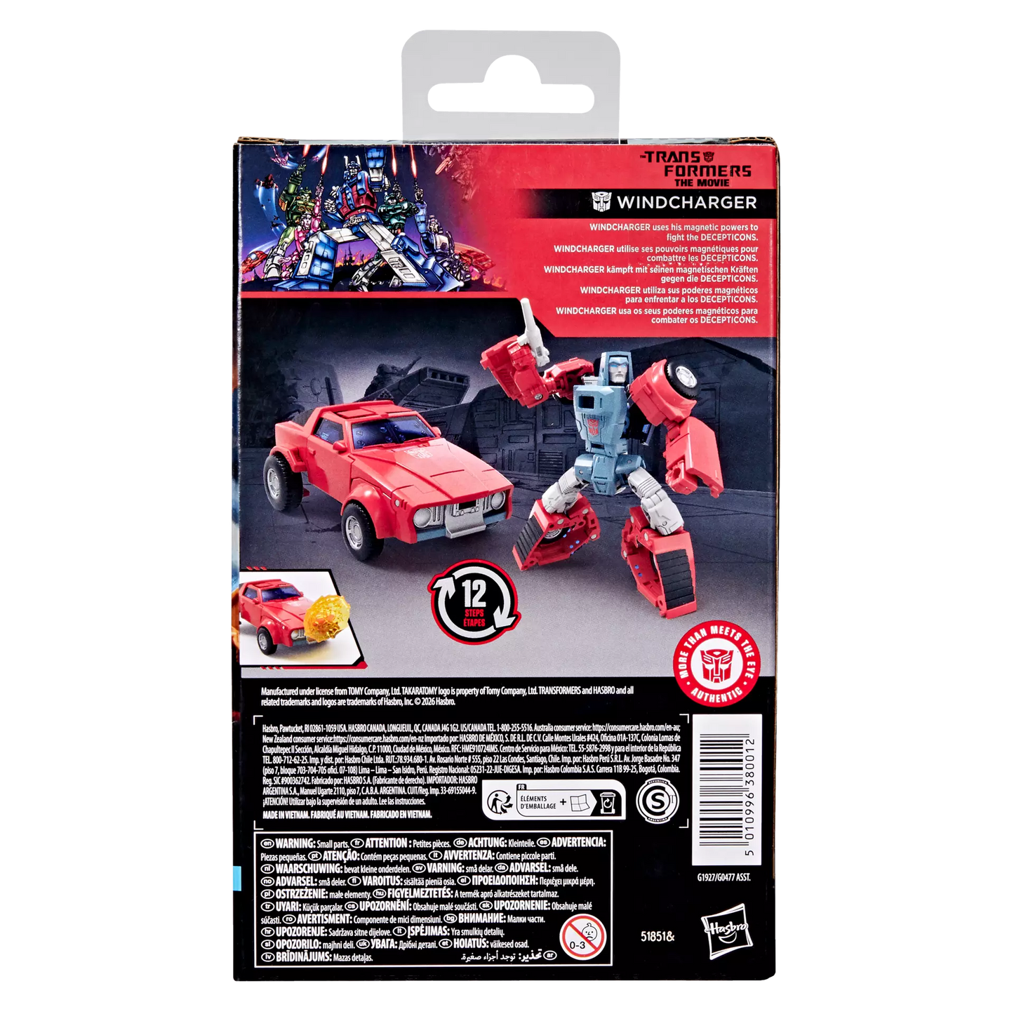 Transformers Studio Series The Transformers: The Movie Deluxe Class Windcharger
