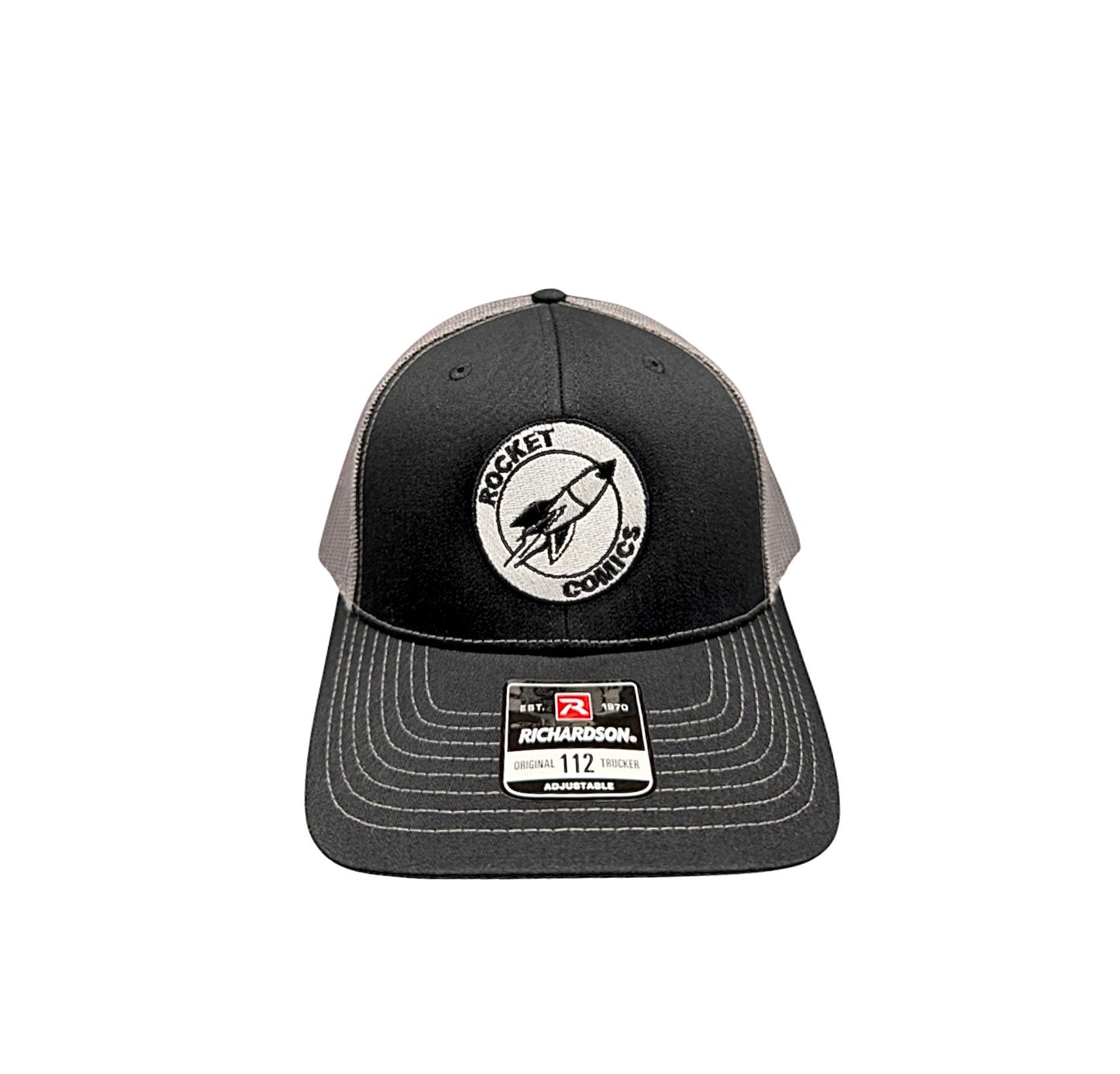 Rocket Comics Hats Black and Dark Gray