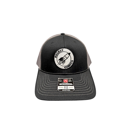 Rocket Comics Hats Black and Dark Gray