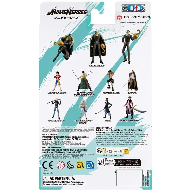 One Piece Anime Heroes Crocodile Action Figure