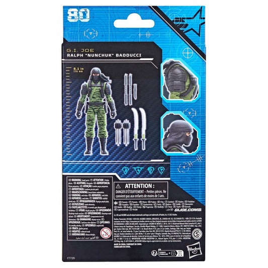 Hasbro G.I. Joe Classified Series Ralph (Nunchuk) Badducci 6-in Figure