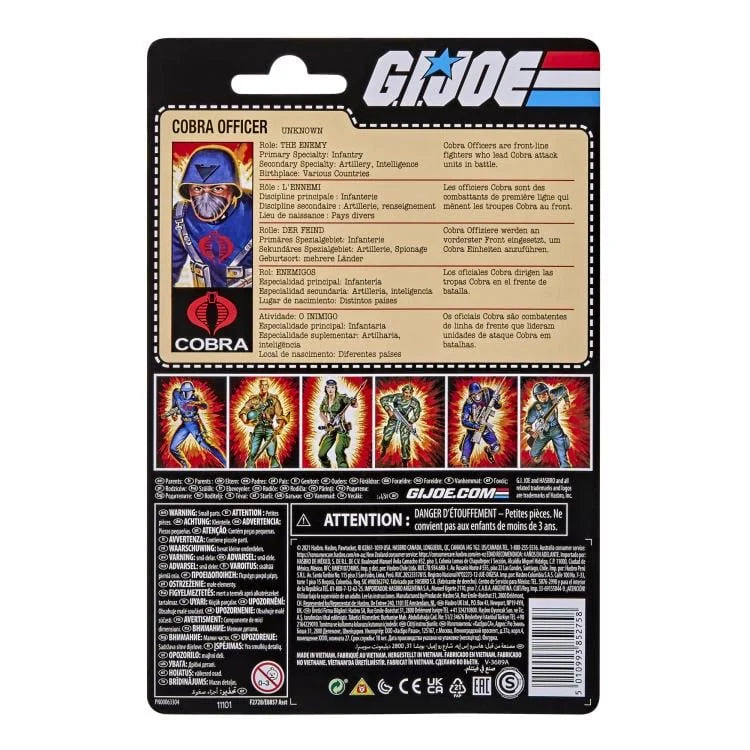 G.I. Joe: Retro Collection Cobra Officer Toy Action Figure