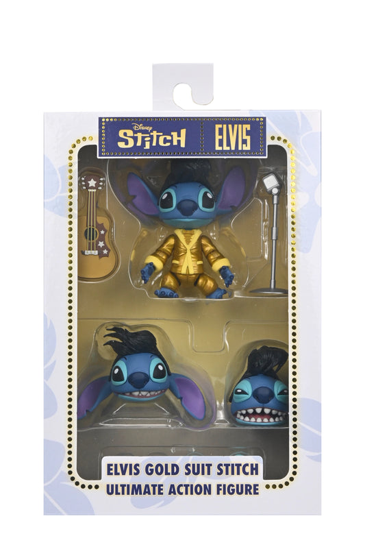Disney Stitch- Ultimate Gold Suit Elvis 7” Scale Action Figure