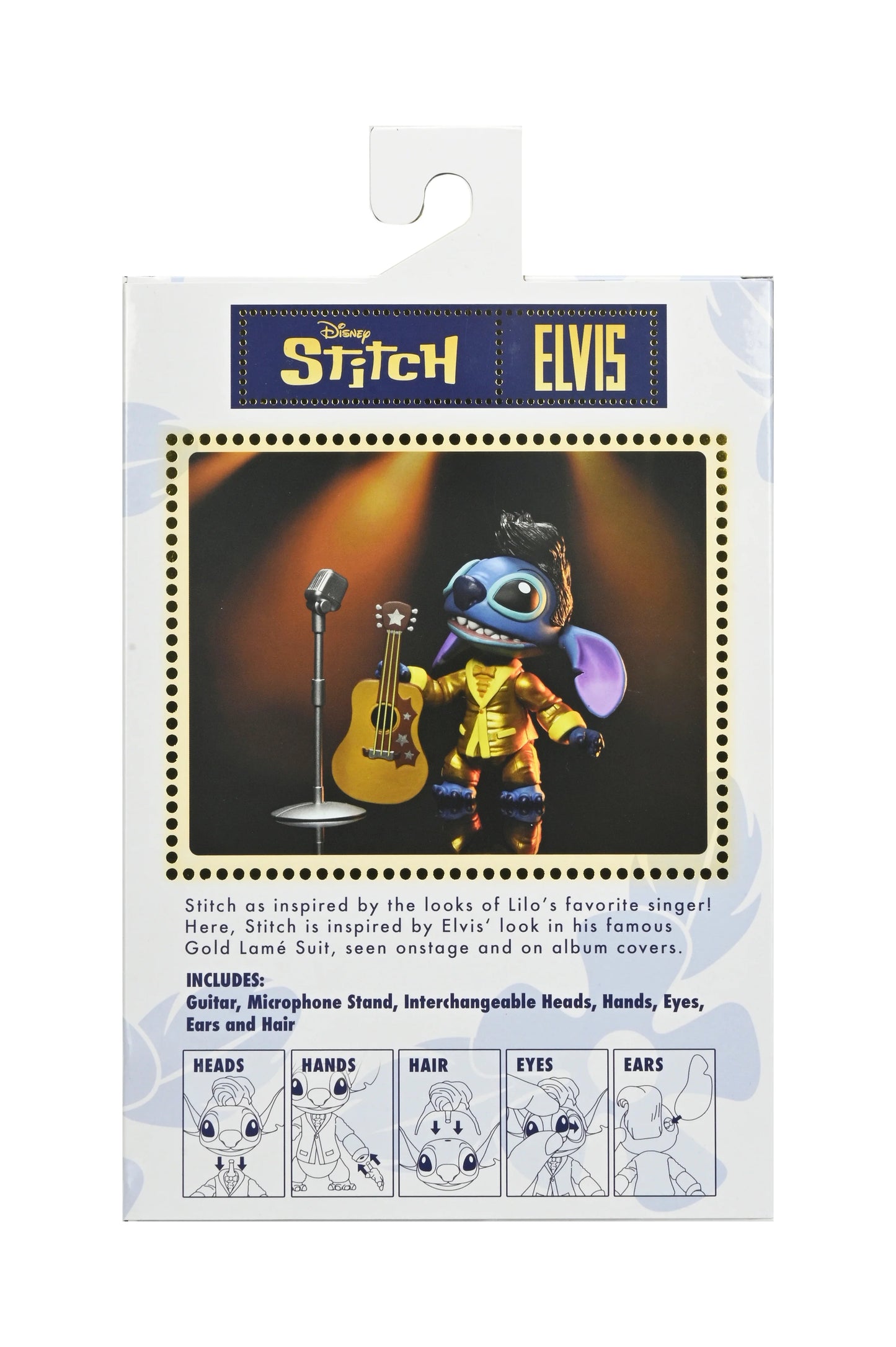 Disney Stitch- Ultimate Gold Suit Elvis 7” Scale Action Figure