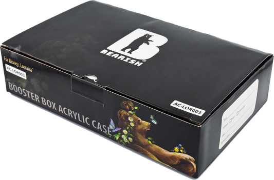 Bearish Sliding Pane Acrylic Case - Fits Shrink-wrapped Booster Boxes